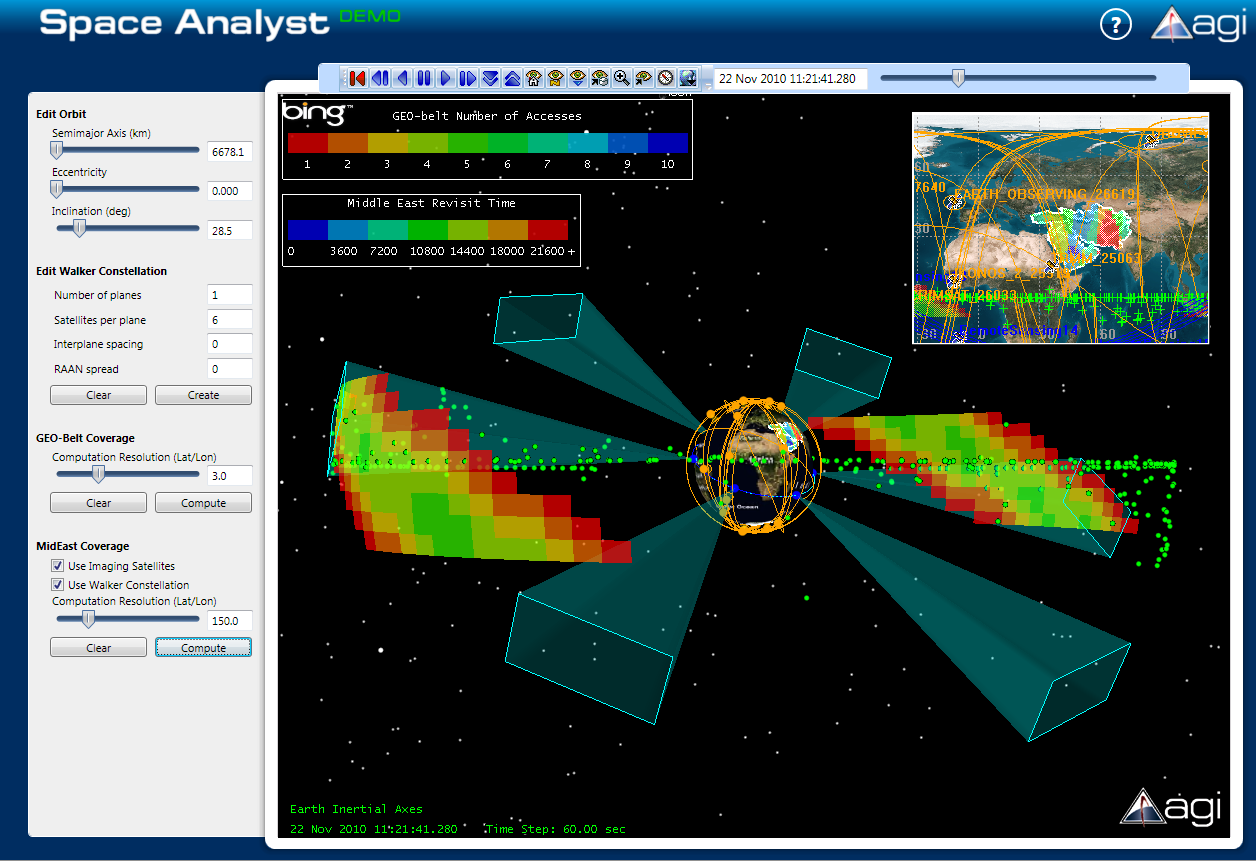 Space Analyst Demo on STK Engine Online Showcase